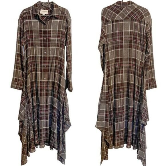 Public School New York Plaid Midi Dress - Picture 6 of 10